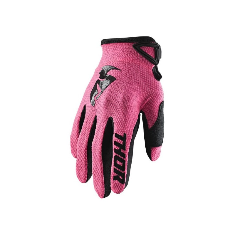 Gants cross femme Thor Sector - Rose