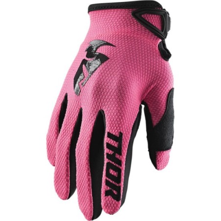 Gants cross femme Thor Sector - Rose