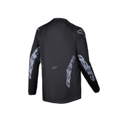 Maillot cross enfant Alpinestars 2025 Racer Graphite Noir Gris
