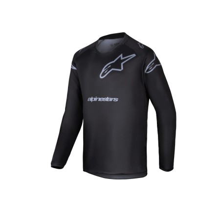Maillot cross enfant Alpinestars 2025 Racer Graphite Noir Gris