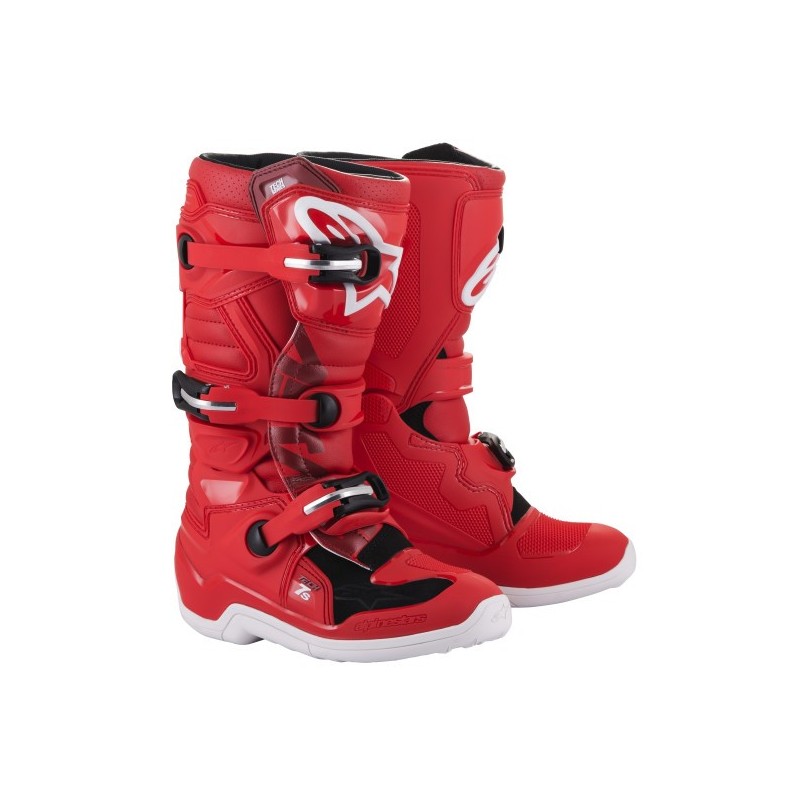 Bottes cross enfant Alpinestars Tech 7S - Rouge Bottes cross enfant Alpinestars Tech 7S - Rouge